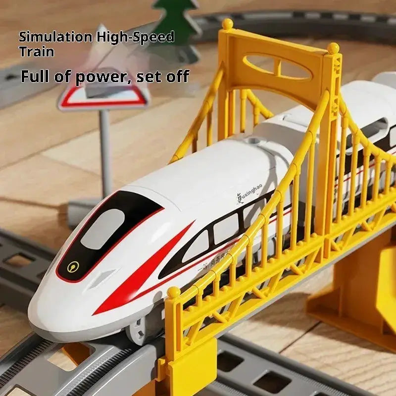 High Speed Electric Train Set For Kids Educational Track Playset - ToylandEU