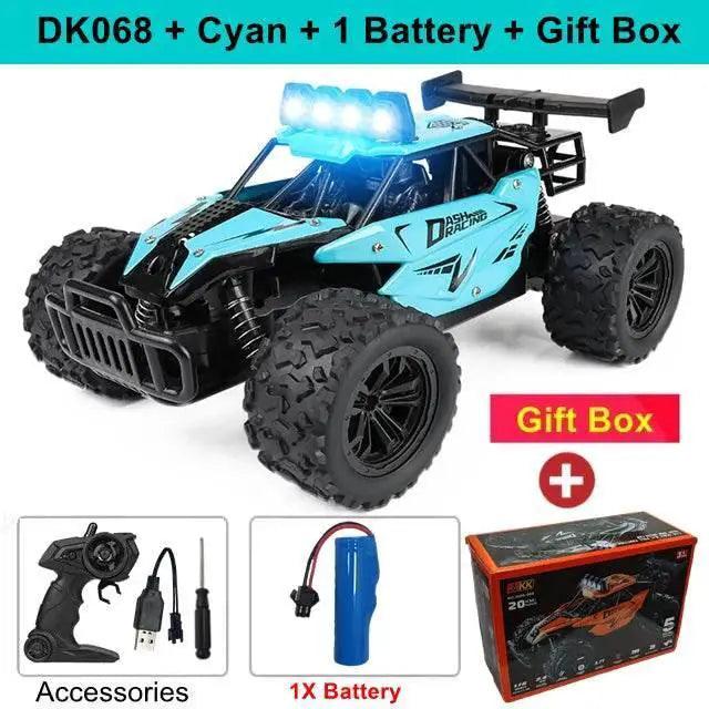  High-Speed LED Remote Control Car - 20KM/H Fun Toyland EU -  ToylandEU™