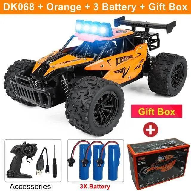  High-Speed LED Remote Control Car - 20KM/H Fun Toyland EU -  ToylandEU™