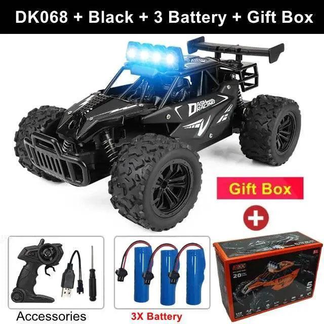  High-Speed LED Remote Control Car - 20KM/H Fun Toyland EU -  ToylandEU™