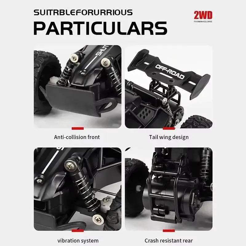  High-Speed LED Remote Control Car - 20KM/H Fun Toyland EU -  ToylandEU™