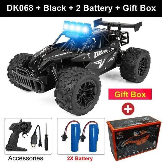 High-Speed LED Remote Control Car - 20KM/H Fun Toyland EU -  ToylandEU™