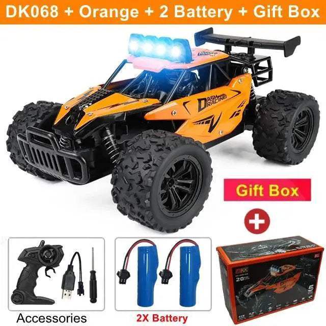  High-Speed LED Remote Control Car - 20KM/H Fun Toyland EU -  ToylandEU™
