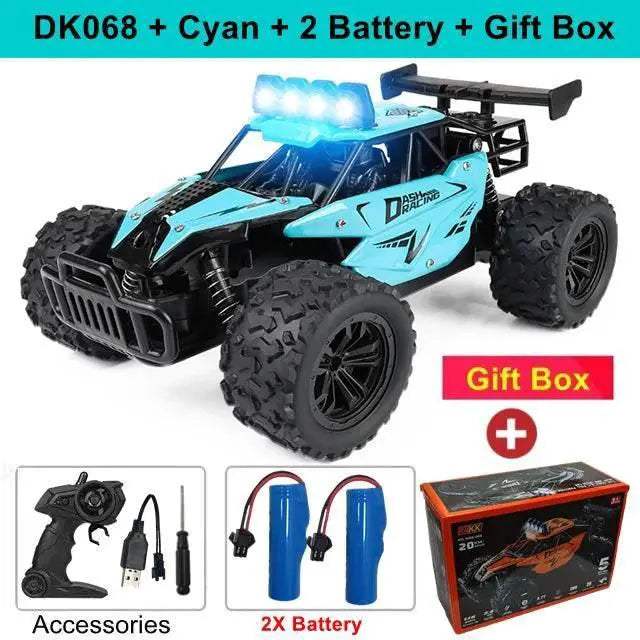  High-Speed LED Remote Control Car - 20KM/H Fun Toyland EU -  ToylandEU™