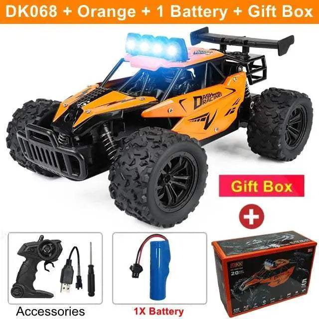  High-Speed LED Remote Control Car - 20KM/H Fun Toyland EU -  ToylandEU™