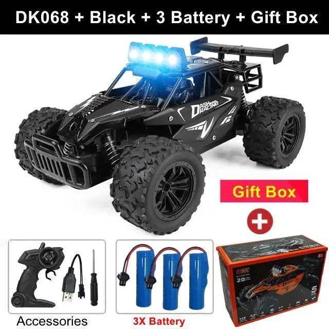  High-Speed LED Remote Control Car - 20KM/H Fun Toyland EU -  ToylandEU™