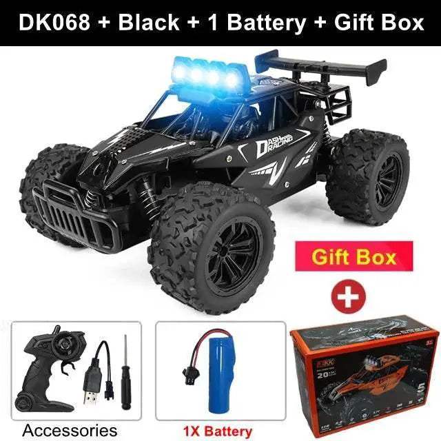  High-Speed LED Remote Control Car - 20KM/H Fun Toyland EU -  ToylandEU™