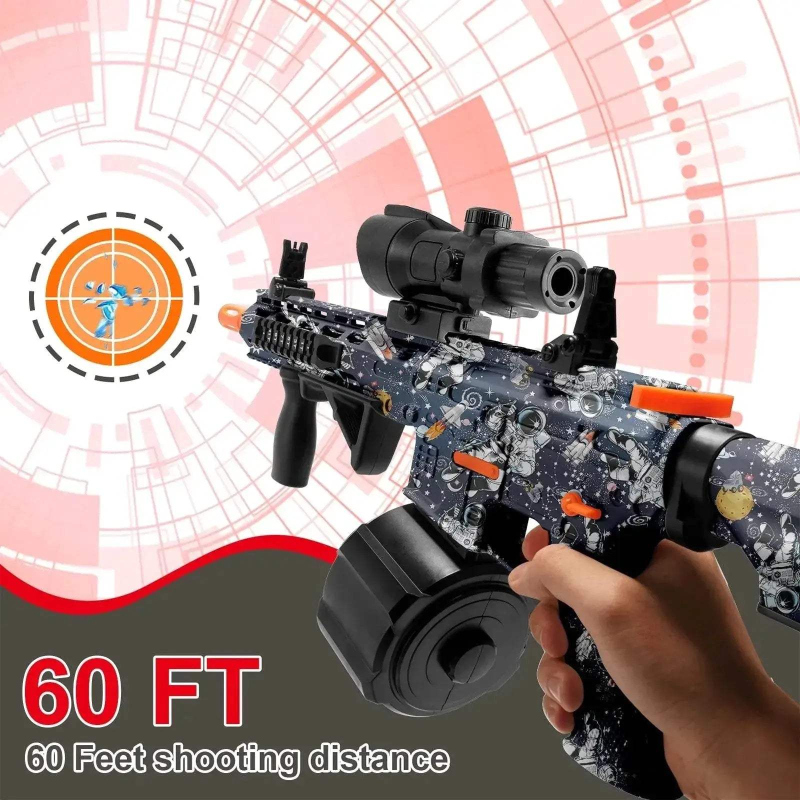 High Speed M416 Electric Gel Balls Gun Toys for Outdoor Games - ToylandEU