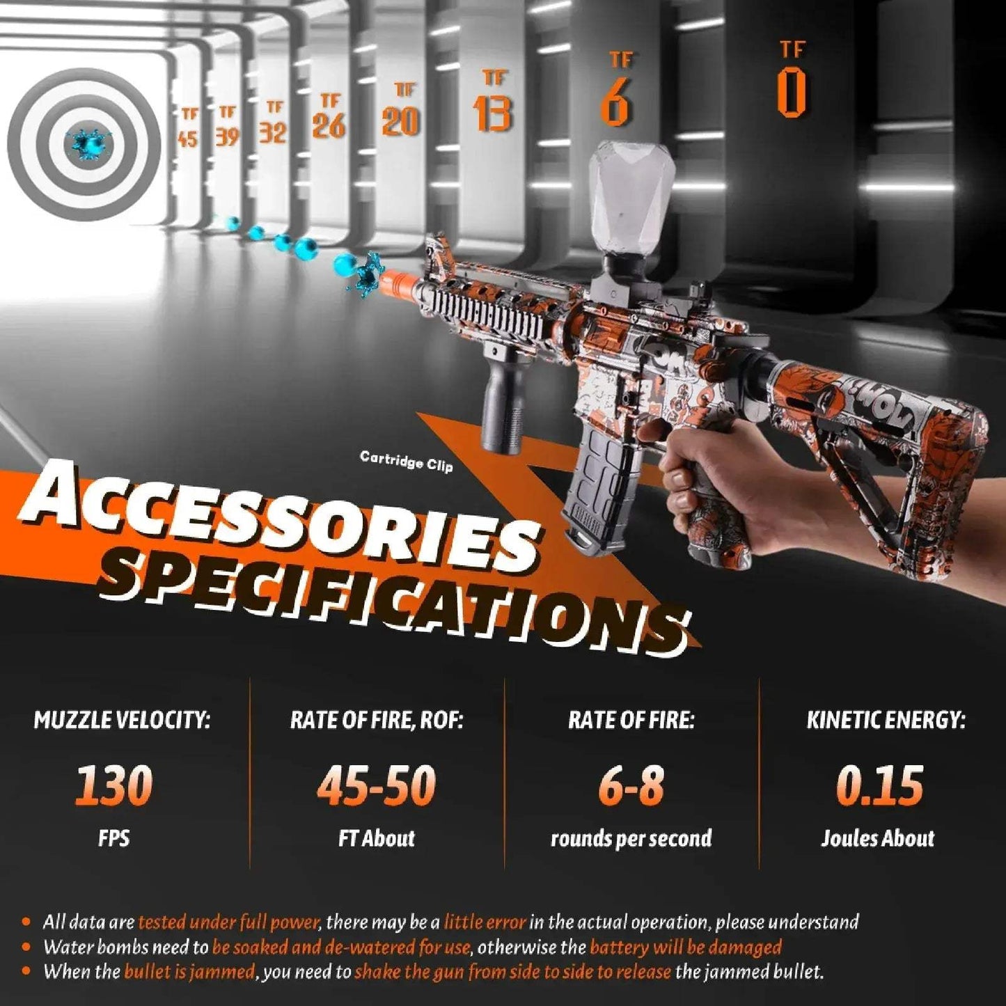 High Speed M4A1 Electric Ball Blaster For Outdoor Games - ToylandEU