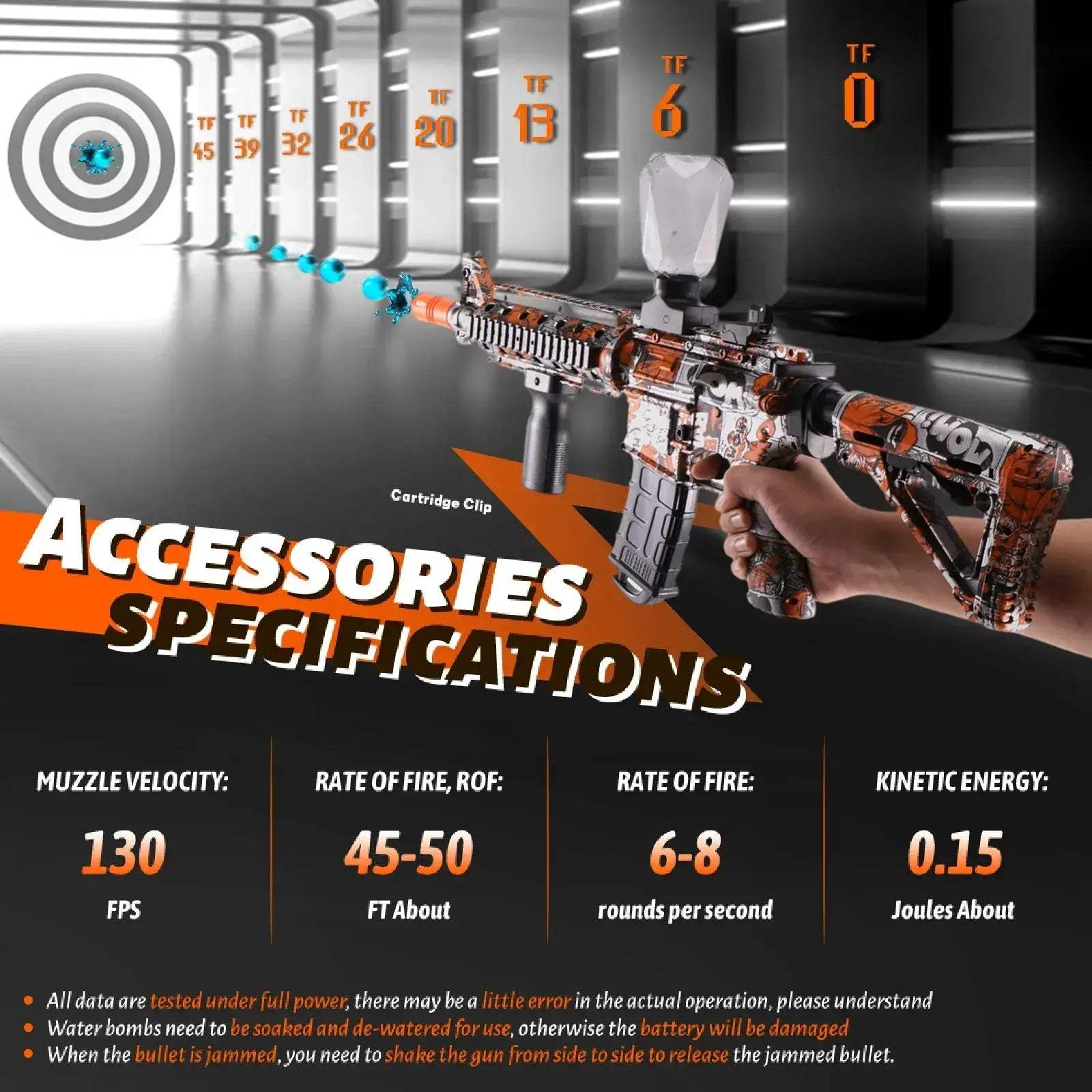 High Speed M4A1 Electric Ball Blaster For Outdoor Games - ToylandEU