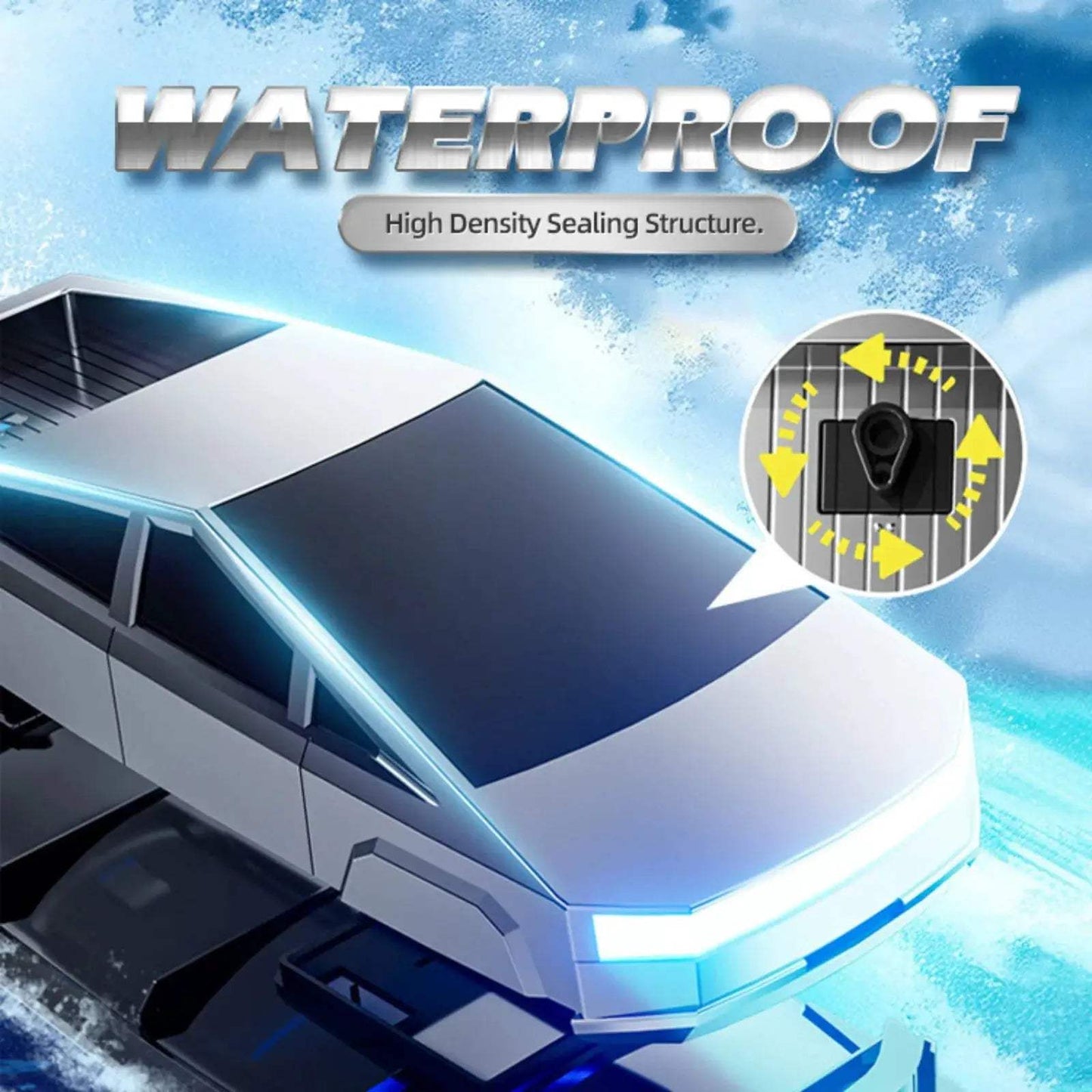 High Speed RC Boat 2.4GHz Waterproof Dual Motors Rechargeable Battery - ToylandEU