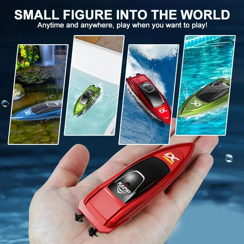  High Speed RC Boat LED Lights Remote Control Toy -  ToylandEU™