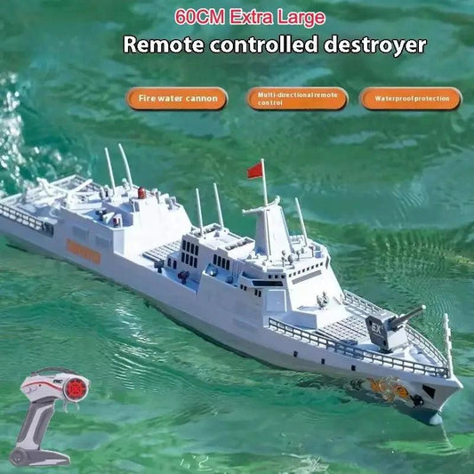  High Speed RC Boat Waterproof Destroyer Simulation -  ToylandEU™