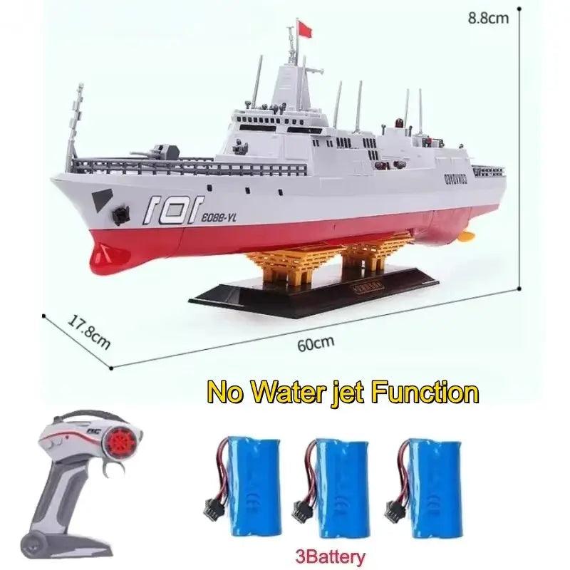  High Speed RC Boat Waterproof Destroyer Simulation -  ToylandEU™