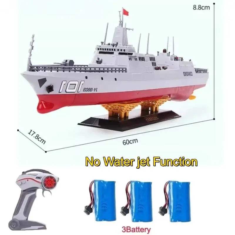  High Speed RC Boat Waterproof Destroyer Simulation -  ToylandEU™