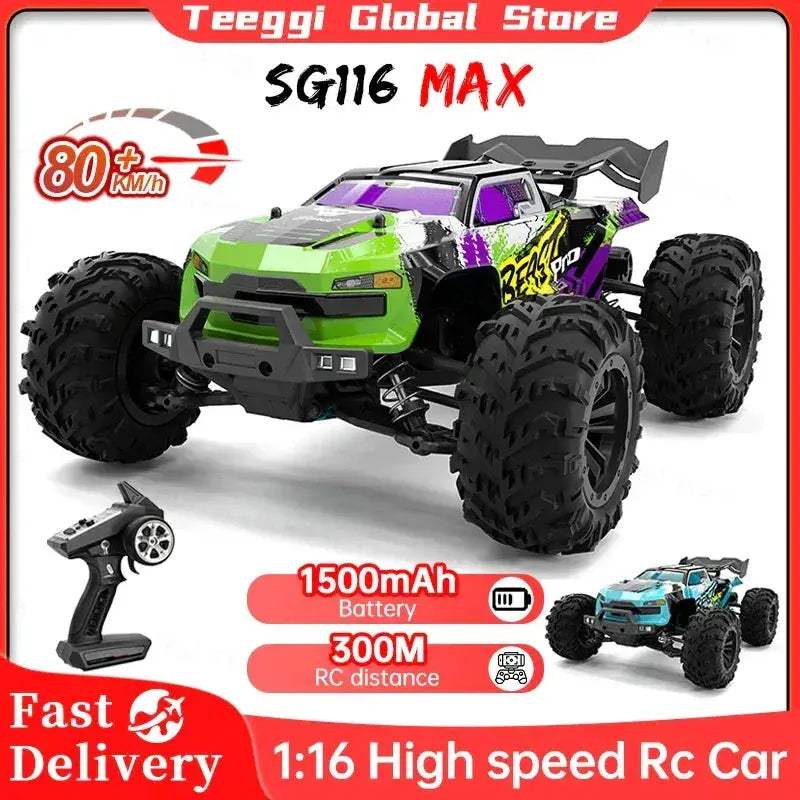 High Speed RC Car 4WD Brushless Drifting Off Road Pro - ToylandEU