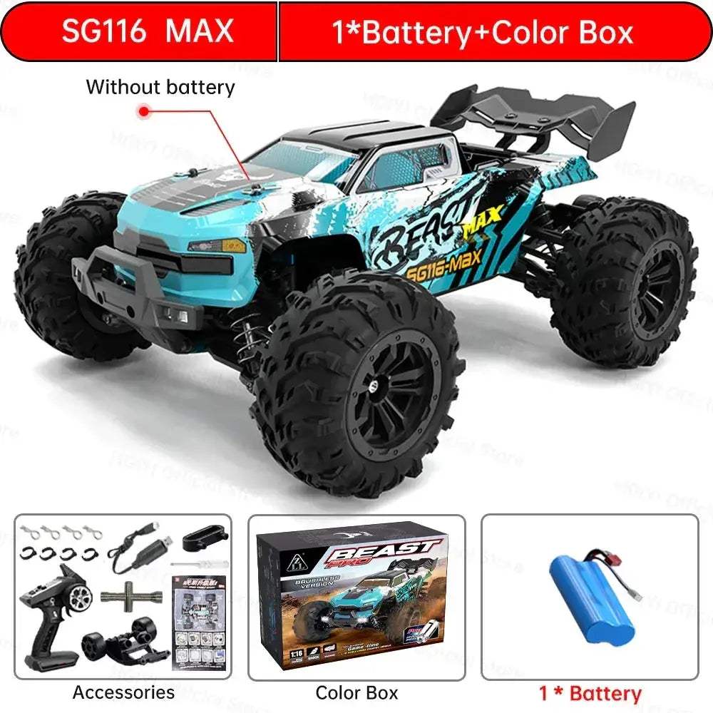High Speed RC Car 4WD Brushless Drifting Off Road Pro - ToylandEU