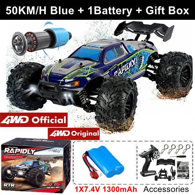 High Speed RC Car 4x4 Off Road Brushless Buggy For Kids - ToylandEU