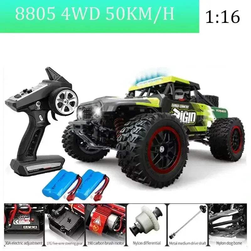 High Speed RC Car With Brushless Motor And Led Lights - ToylandEU