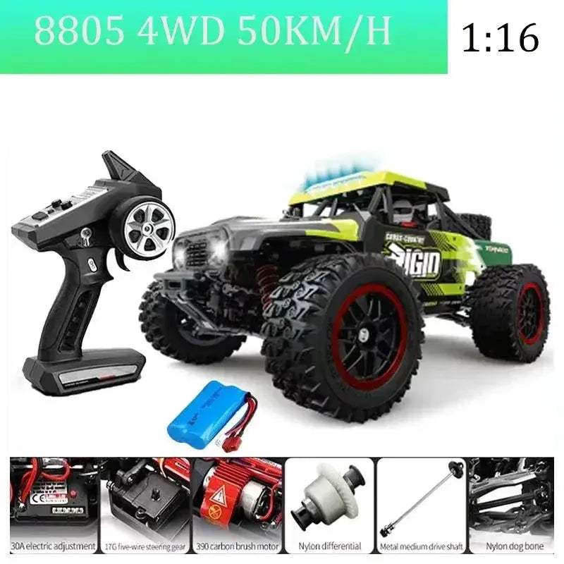 High Speed RC Car With Brushless Motor And Led Lights - ToylandEU
