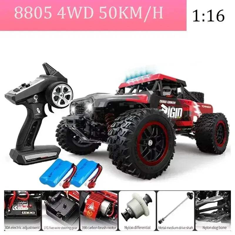 High Speed RC Car With Brushless Motor And Led Lights - ToylandEU
