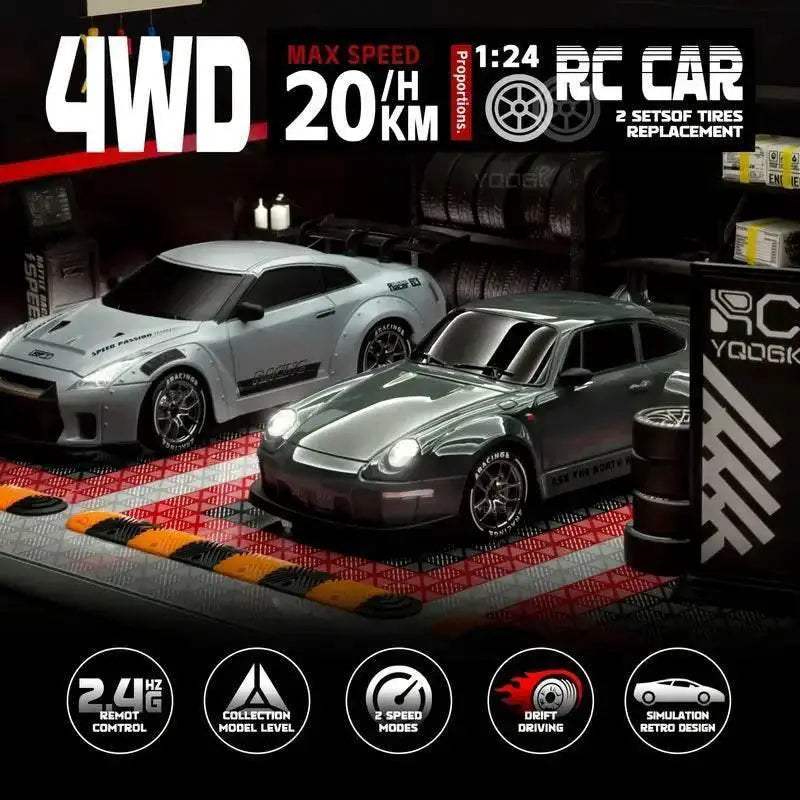 Fast RC Drift Car 1 24 Scale Racing LED Toyland EU -  ToylandEU™