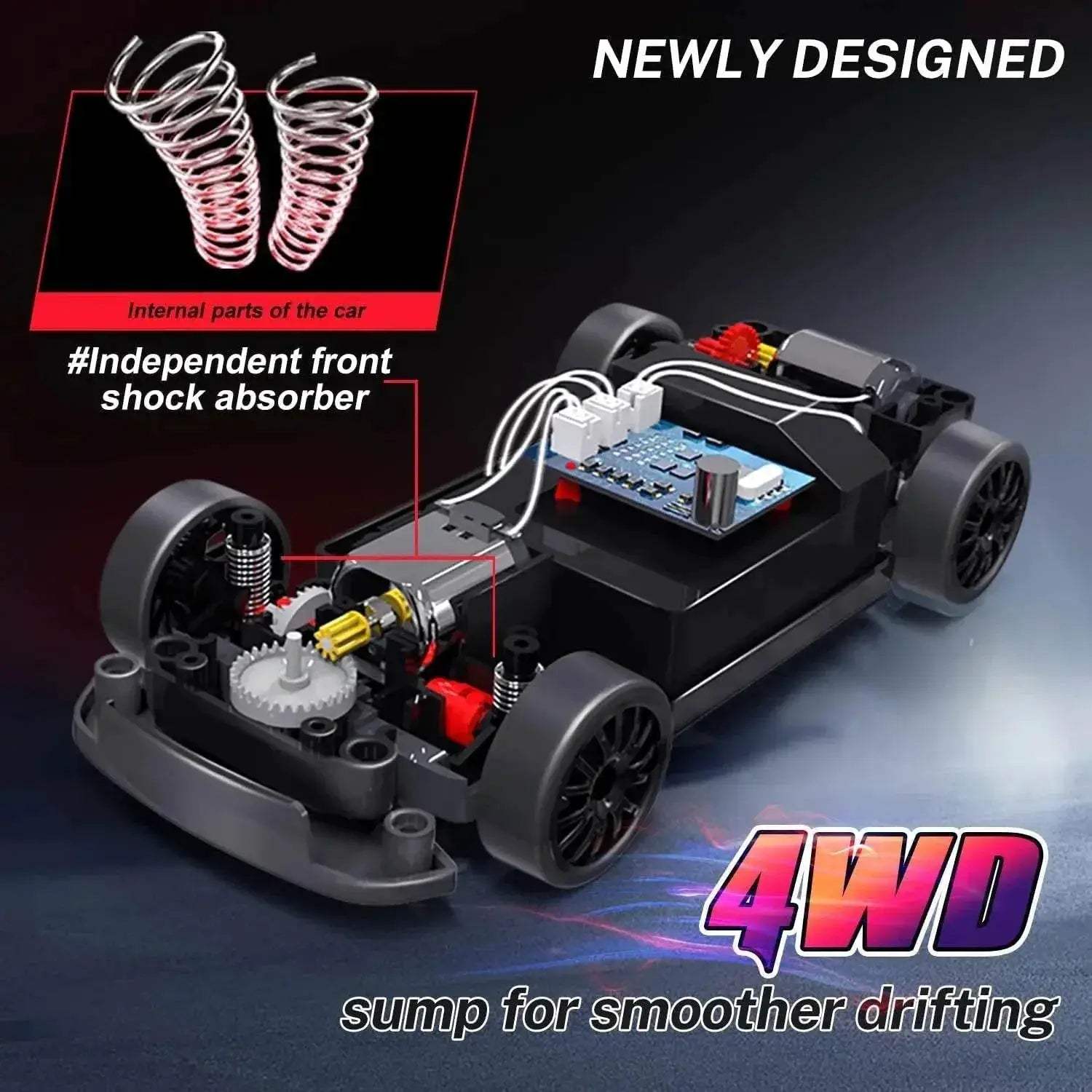  Fast RC Drift Car 1 24 Scale Racing LED Toyland EU -  ToylandEU™