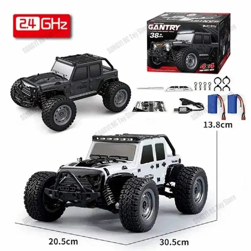 High Speed RC Monster Truck 4WD With LED Lights Waterproof - ToylandEU