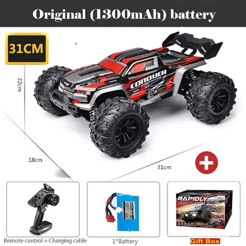 High Speed RC Monster Truck 4WD With LED Lights Waterproof - ToylandEU