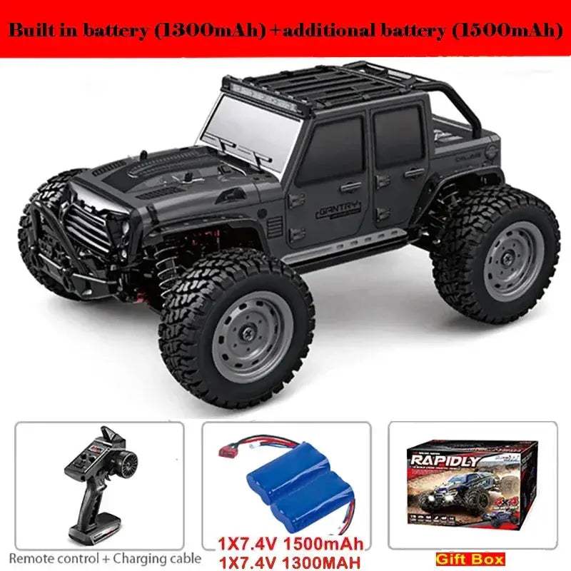 High Speed RC Monster Truck 4WD With LED Lights Waterproof - ToylandEU
