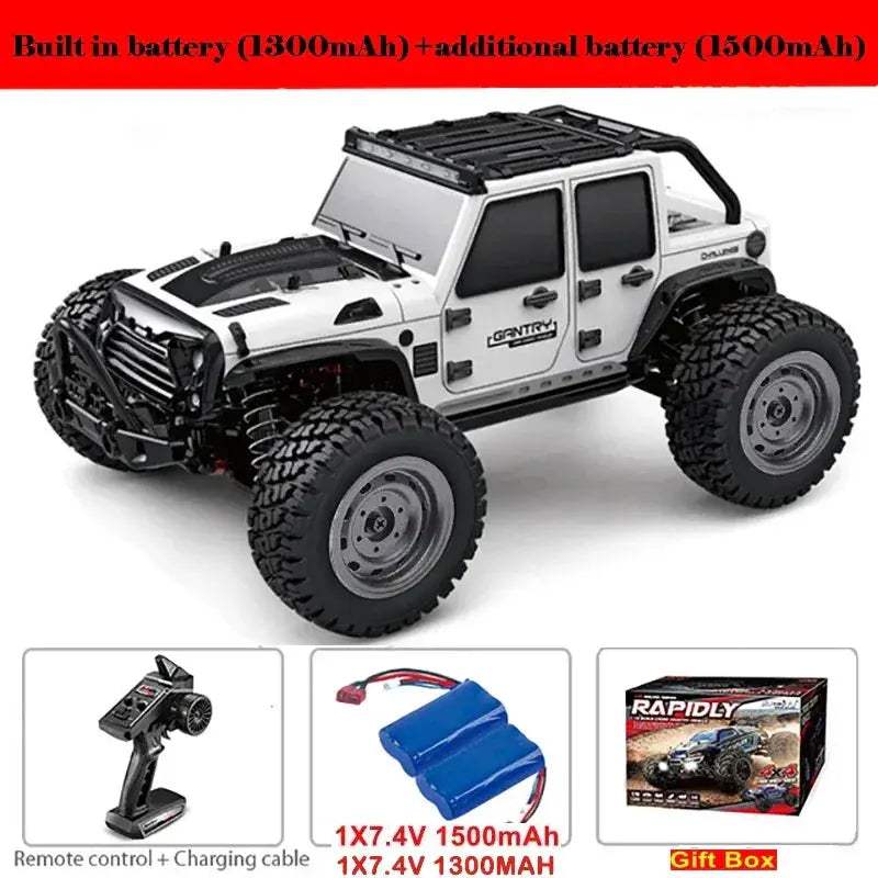 High Speed RC Monster Truck 4WD With LED Lights Waterproof - ToylandEU