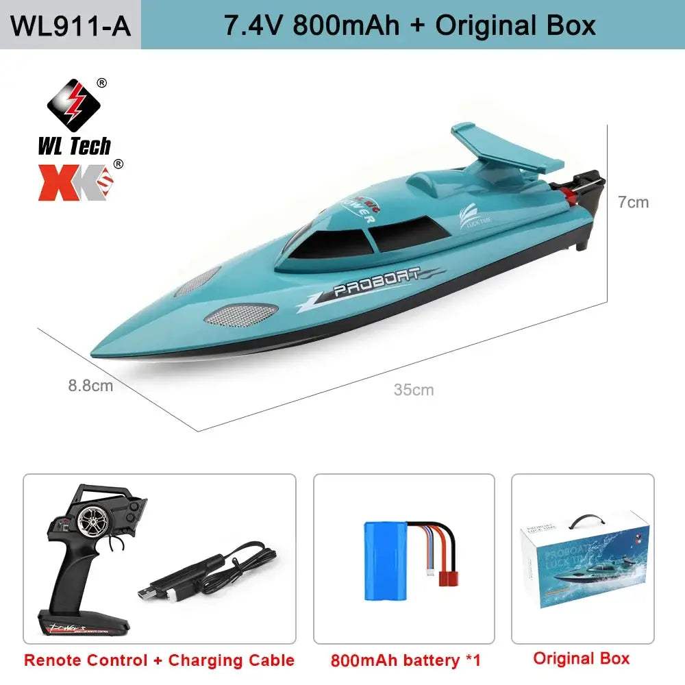 High Speed RC Speedboat WLtoys WL918 With Remote Control - ToylandEU