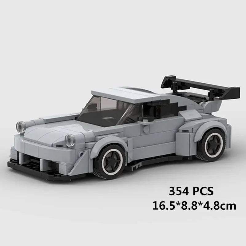 MOC Speed Super Race Car Vehicle Racing Model Building Blocks Bricks Rally Sport Pickup Truck Toy City Technical Christmas gift - ToylandEU
