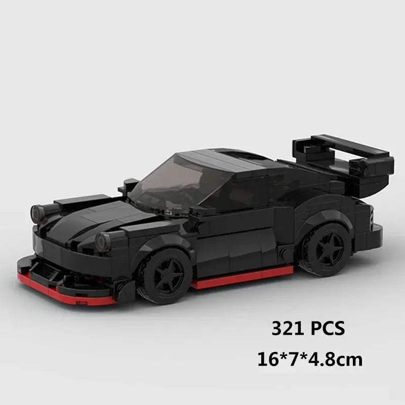 MOC Speed Super Race Car Vehicle Racing Model Building Blocks Bricks Rally Sport Pickup Truck Toy City Technical Christmas gift - ToylandEU