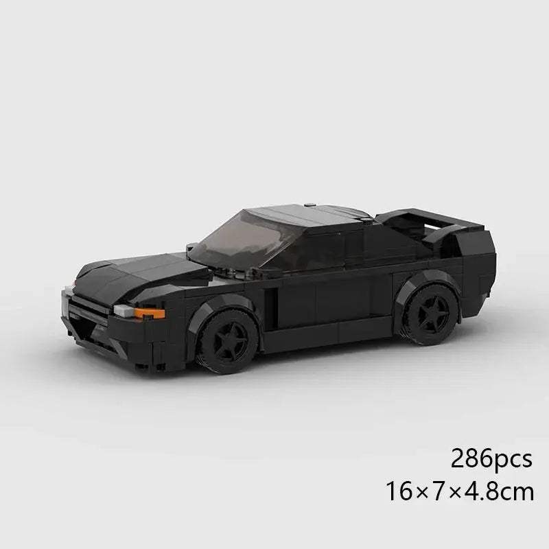 MOC Speed Super Race Car Vehicle Racing Model Building Blocks Bricks Rally Sport Pickup Truck Toy City Technical Christmas gift - ToylandEU