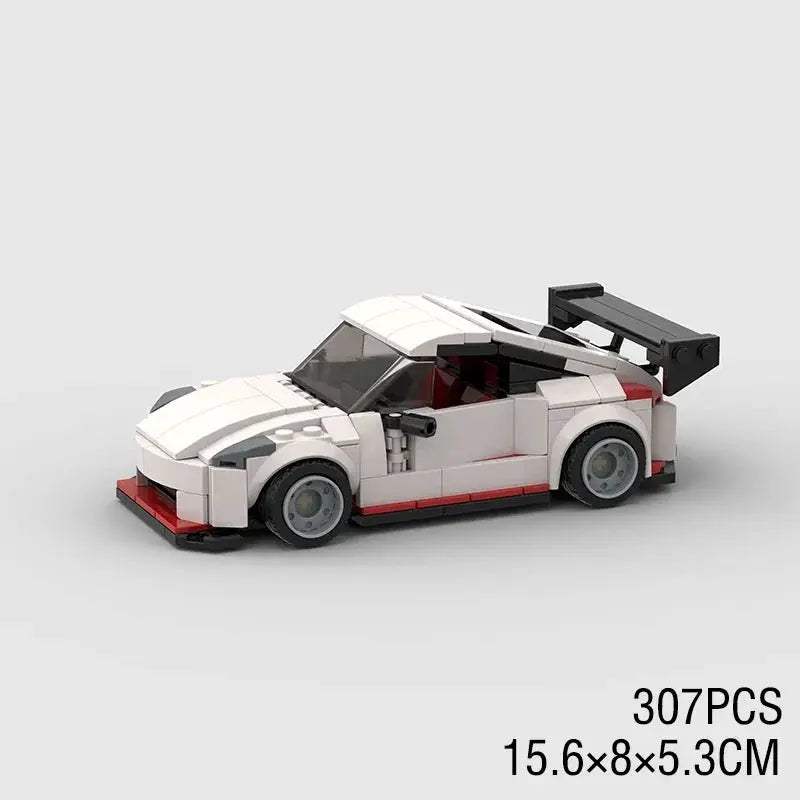 MOC Speed Super Race Car Vehicle Racing Model Building Blocks Bricks Rally Sport Pickup Truck Toy City Technical Christmas gift - ToylandEU
