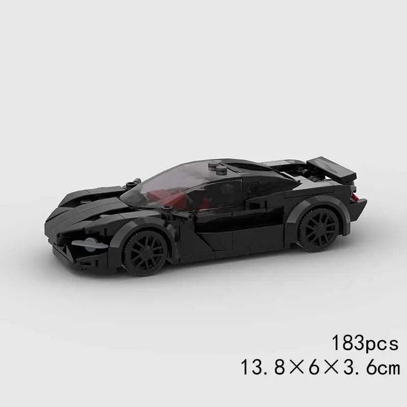 MOC Speed Super Race Car Vehicle Racing Model Building Blocks Bricks Rally Sport Pickup Truck Toy City Technical Christmas gift - ToylandEU