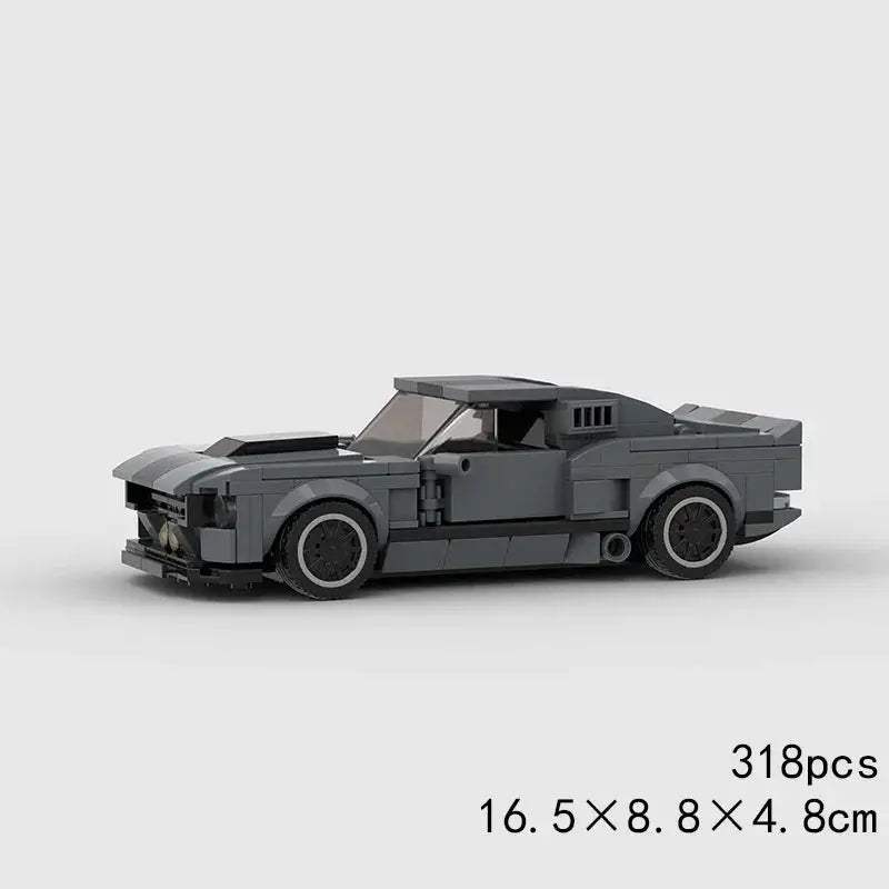 MOC Speed Super Race Car Vehicle Racing Model Building Blocks Bricks Rally Sport Pickup Truck Toy City Technical Christmas gift - ToylandEU