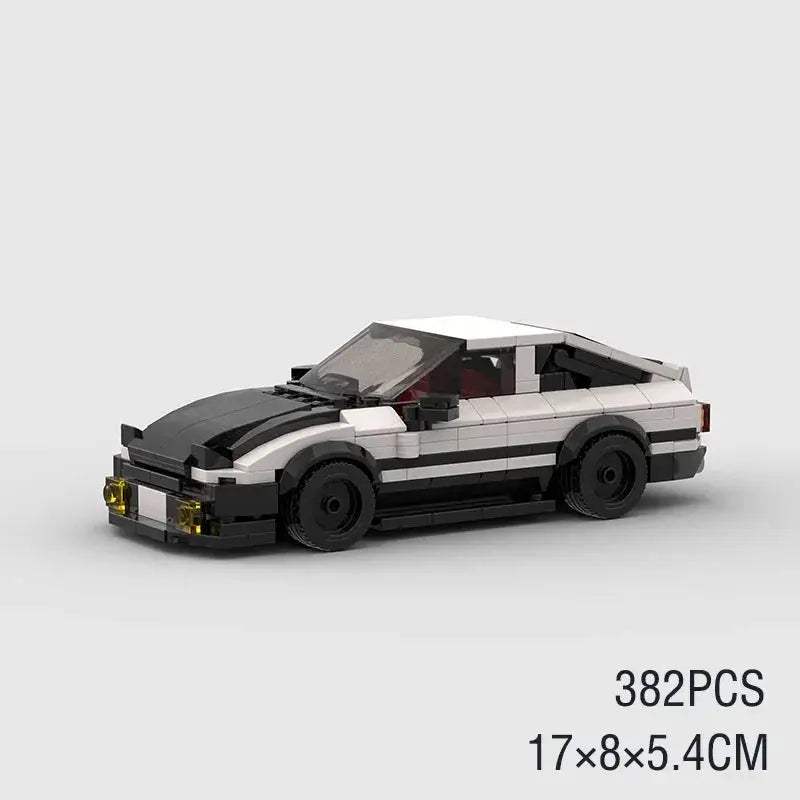 MOC Speed Super Race Car Vehicle Racing Model Building Blocks Bricks Rally Sport Pickup Truck Toy City Technical Christmas gift - ToylandEU