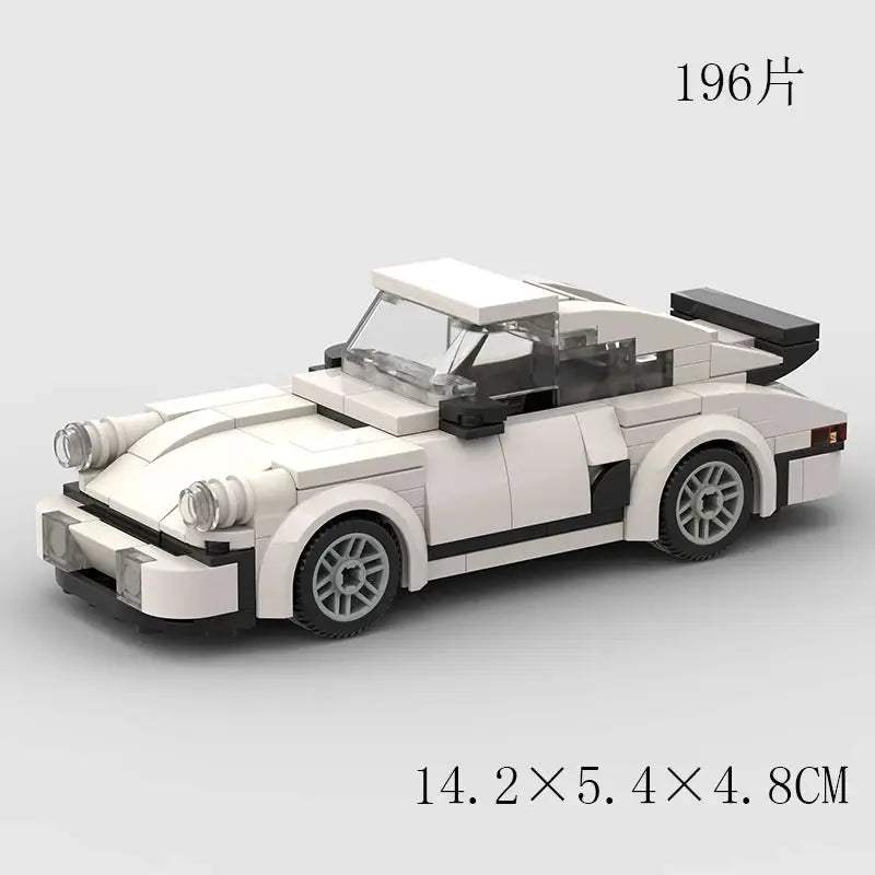 MOC Speed Super Race Car Vehicle Racing Model Building Blocks Bricks Rally Sport Pickup Truck Toy City Technical Christmas gift - ToylandEU