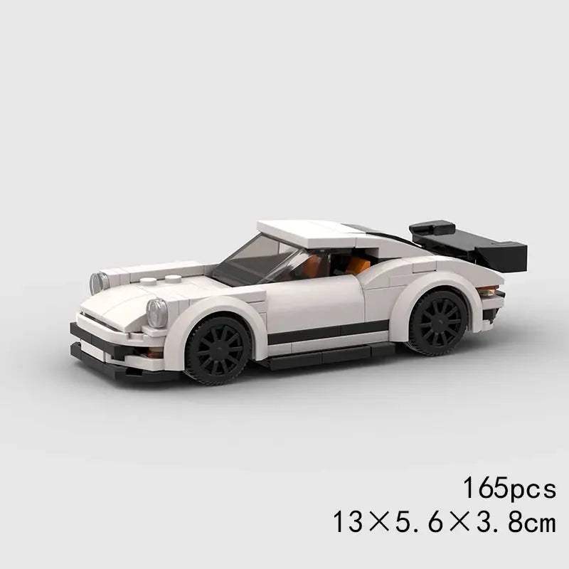 MOC Speed Super Race Car Vehicle Racing Model Building Blocks Bricks Rally Sport Pickup Truck Toy City Technical Christmas gift - ToylandEU