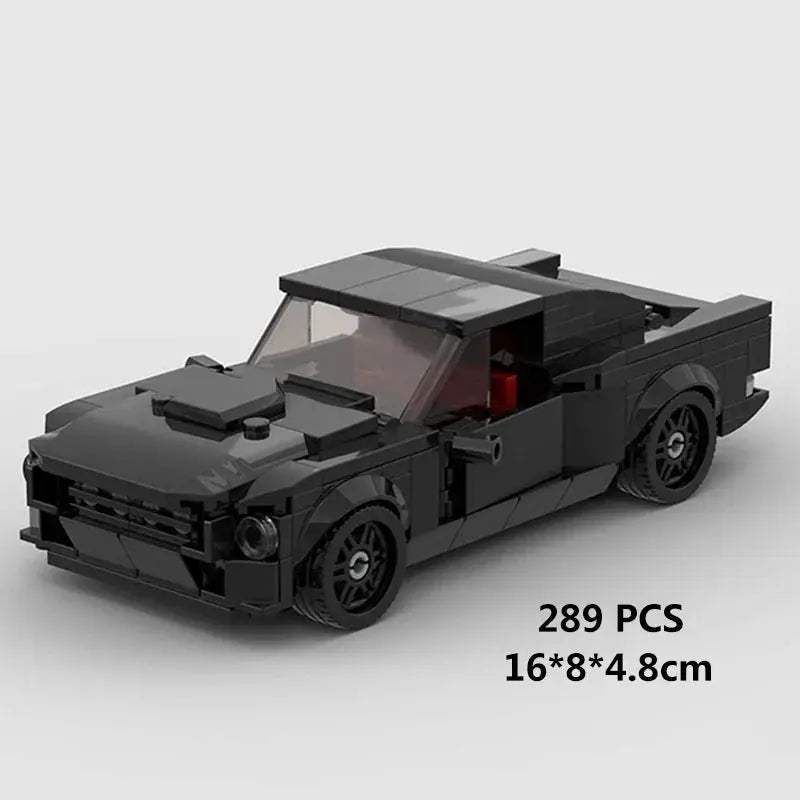 MOC Speed Super Race Car Vehicle Racing Model Building Blocks Bricks Rally Sport Pickup Truck Toy City Technical Christmas gift - ToylandEU