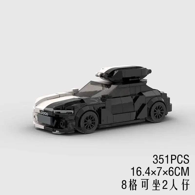 MOC Speed Super Race Car Vehicle Racing Model Building Blocks Bricks Rally Sport Pickup Truck Toy City Technical Christmas gift - ToylandEU