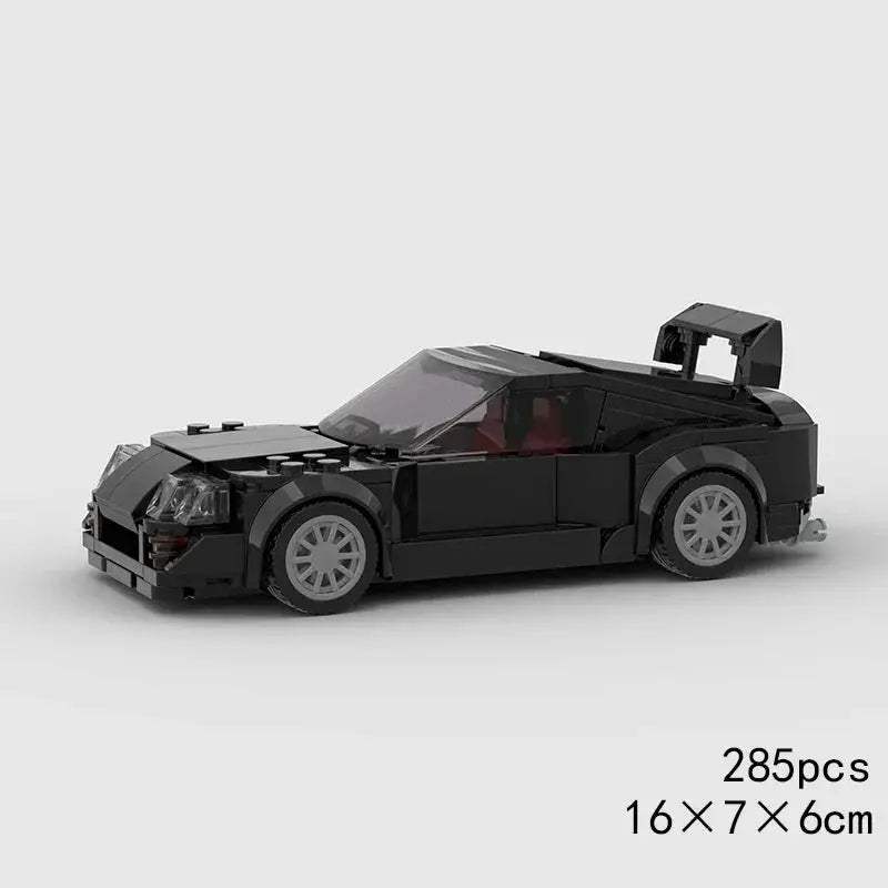 MOC Speed Super Race Car Vehicle Racing Model Building Blocks Bricks Rally Sport Pickup Truck Toy City Technical Christmas gift - ToylandEU