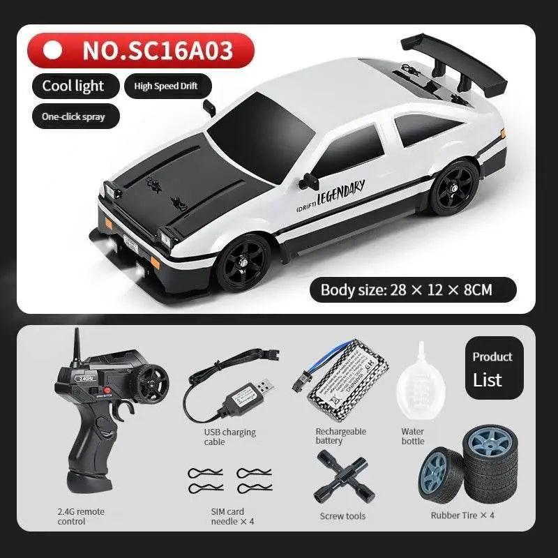  High Speed Remote Control Drift Car with Two Tire Options - ToylandEU  -  ToylandEU™