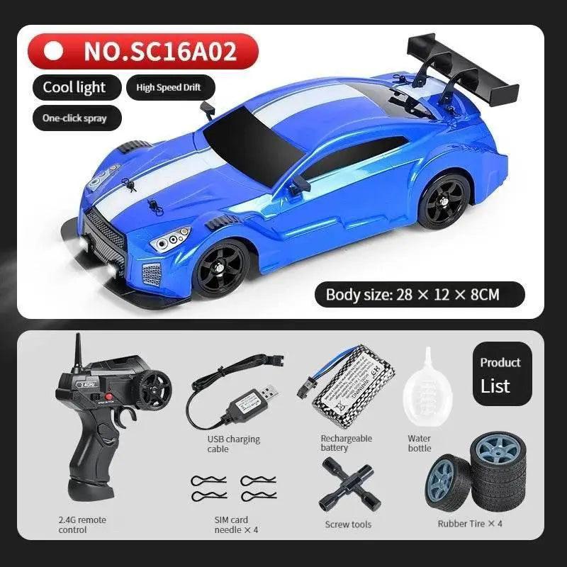  High Speed Remote Control Drift Car with Two Tire Options - ToylandEU  -  ToylandEU™