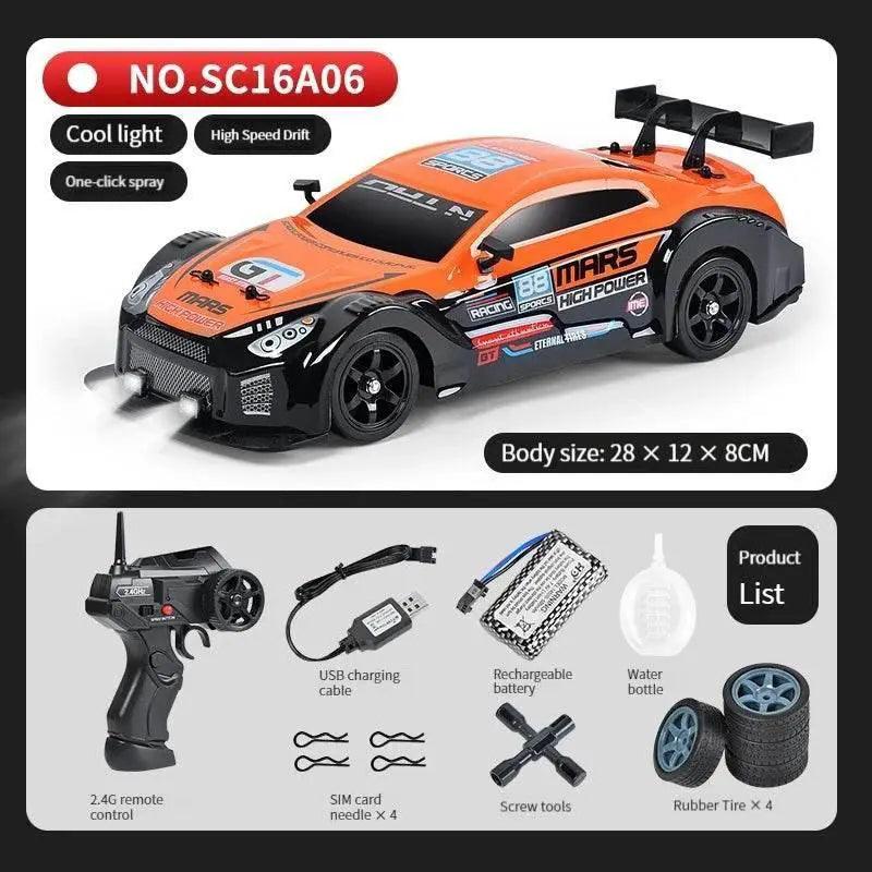  High Speed Remote Control Drift Car with Two Tire Options - ToylandEU  -  ToylandEU™
