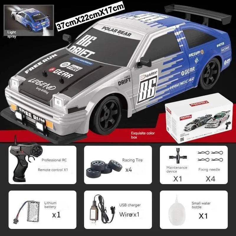  High Speed Remote Control Drift Car with Two Tire Options - ToylandEU  -  ToylandEU™