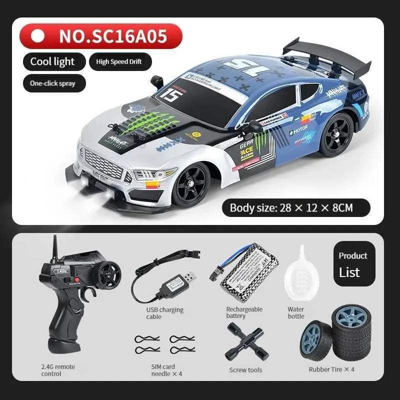  High Speed Remote Control Drift Car with Two Tire Options - ToylandEU  -  ToylandEU™