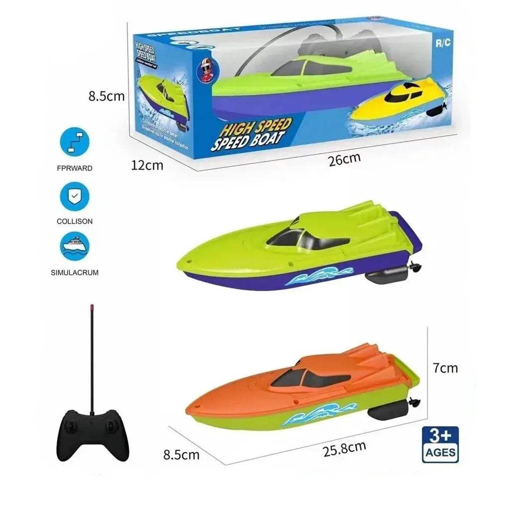 High Speed Remote Control RC Boat Water Racer For Kids - ToylandEU